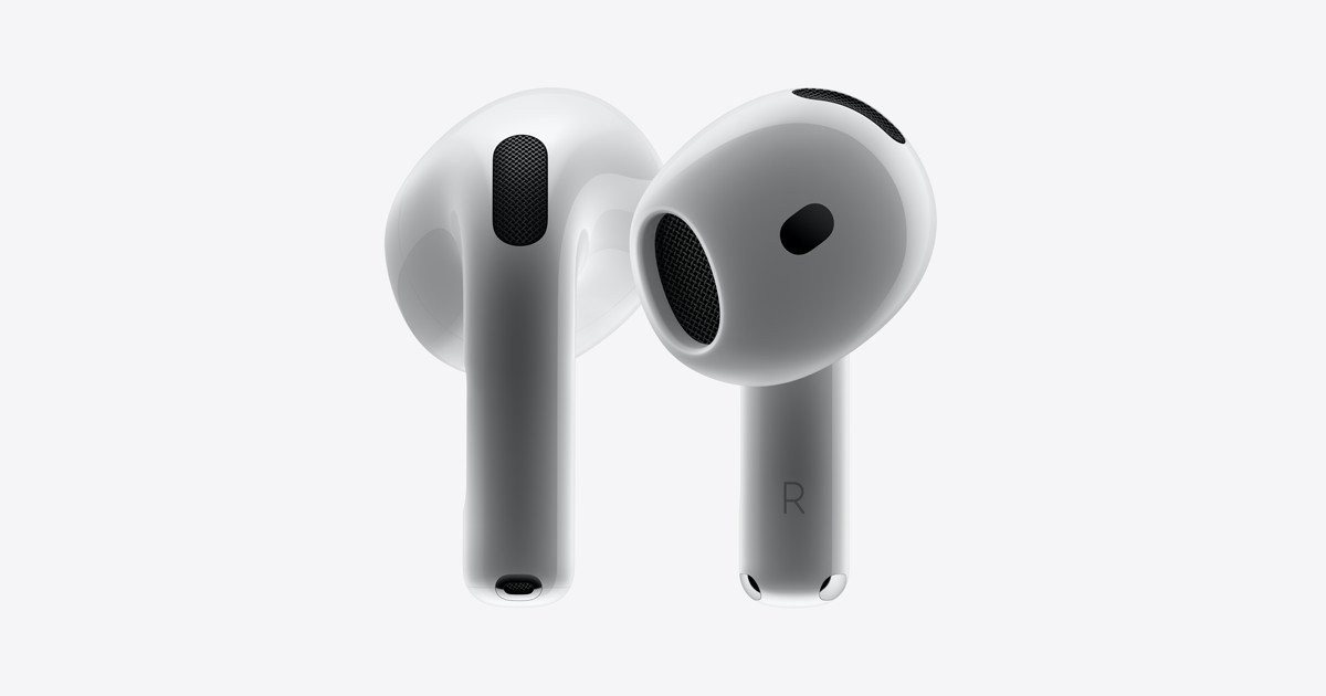 AirPods 4 su aktyviu triukšmo slopinimu